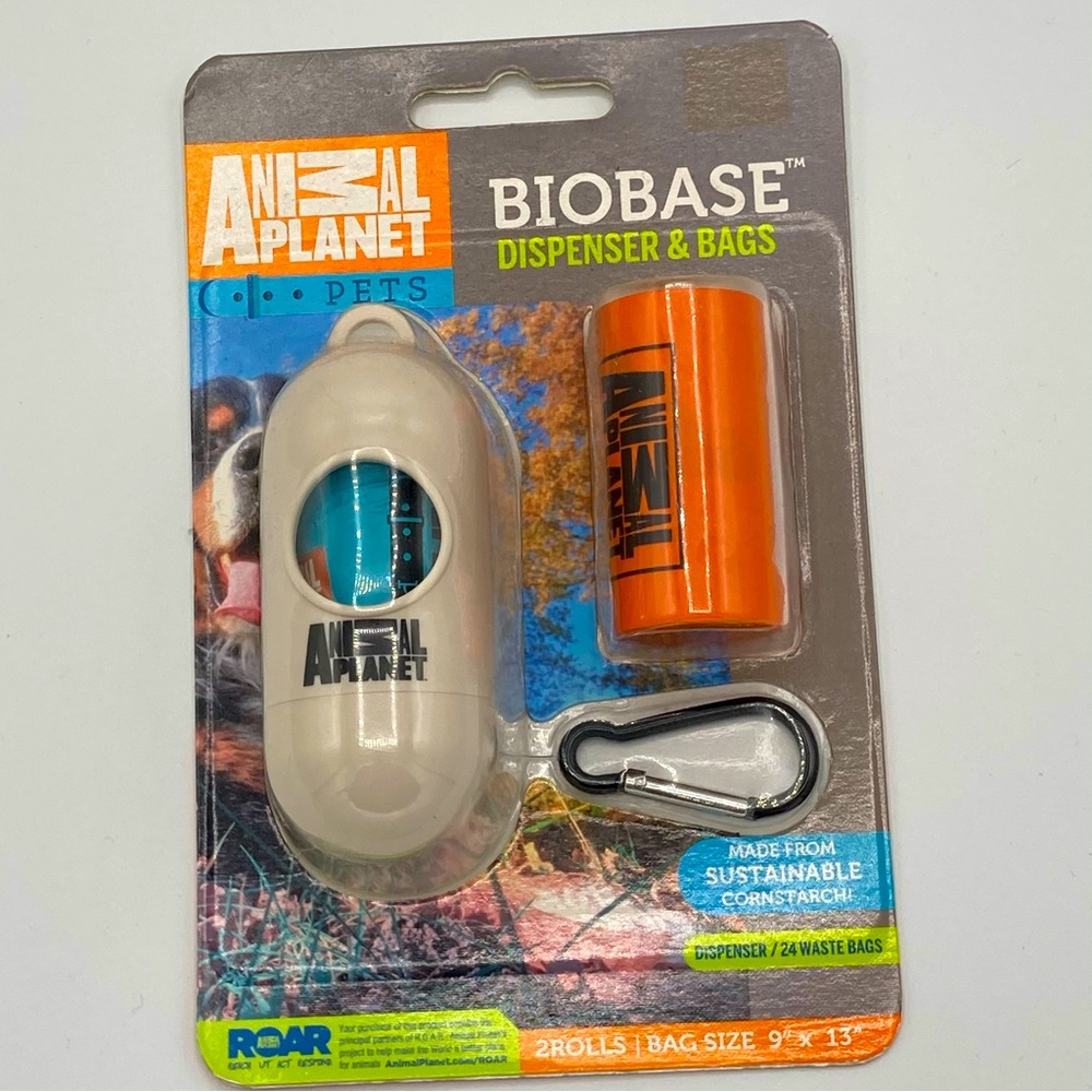 NWT  ANIMAL PLANET BIOBASE DISPENSER & BAGS